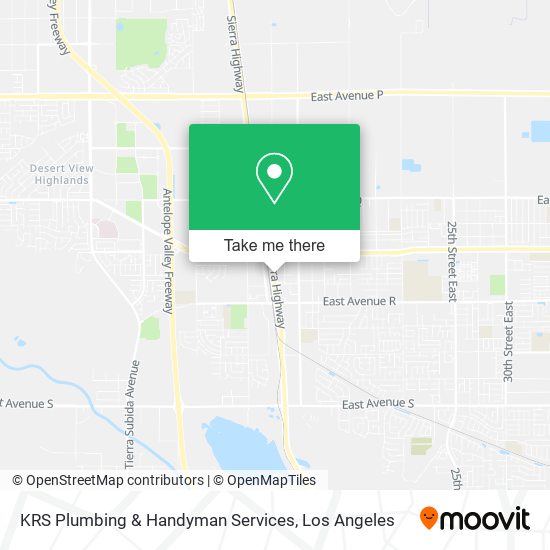 KRS Plumbing & Handyman Services map