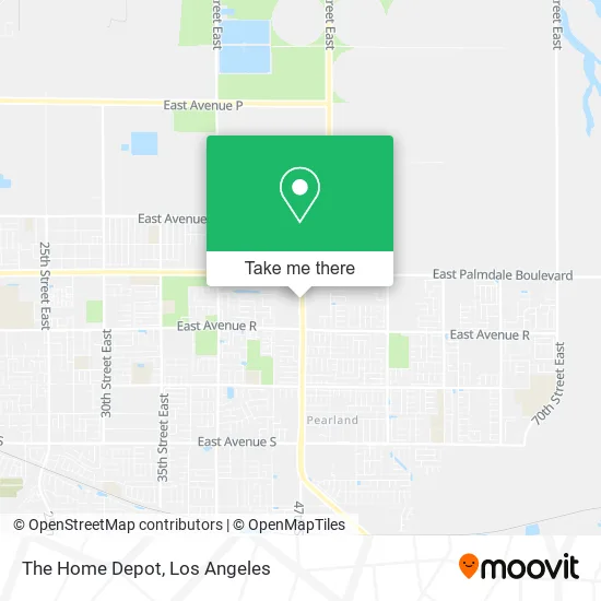 The Home Depot map