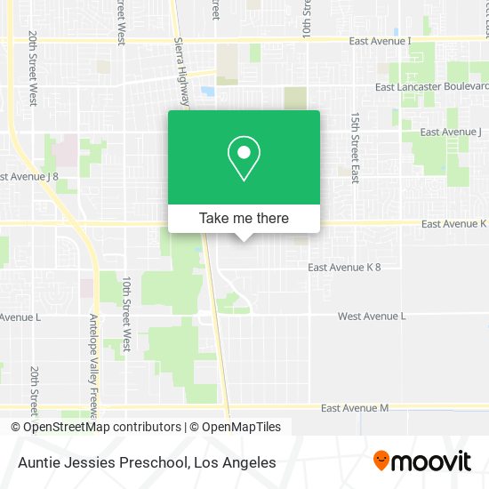 Auntie Jessies Preschool map