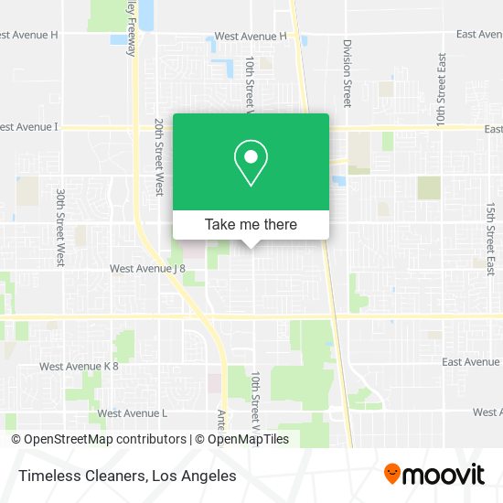 Timeless Cleaners map