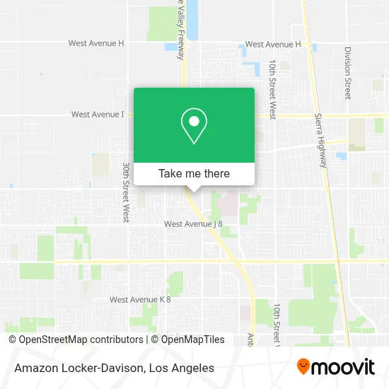 Amazon Locker-Davison map
