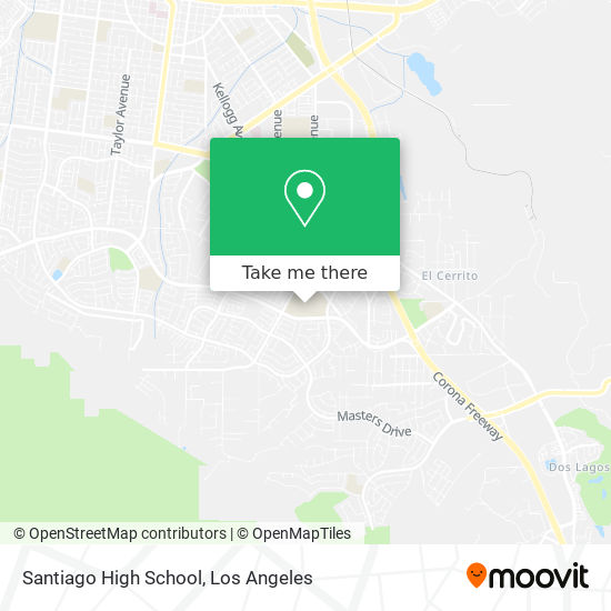 Mapa de Santiago High School