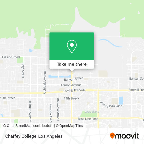 Chaffey College map