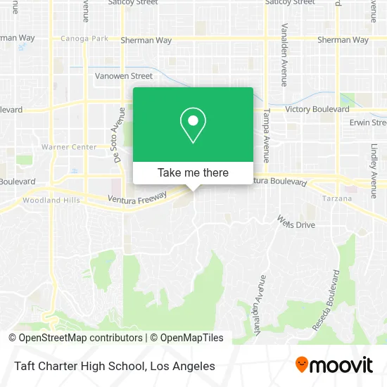Taft Charter High School map
