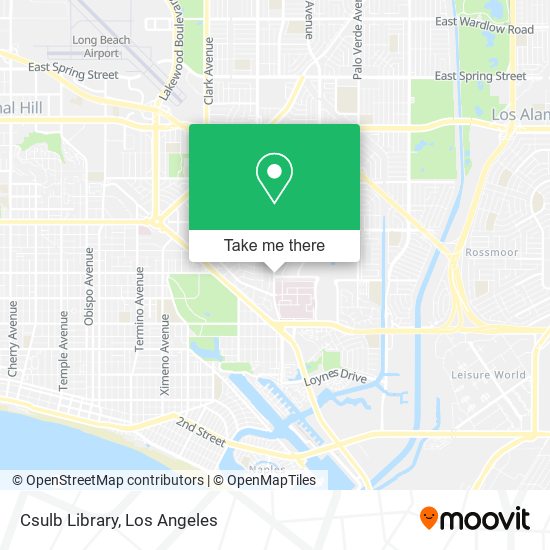 Csulb Library map