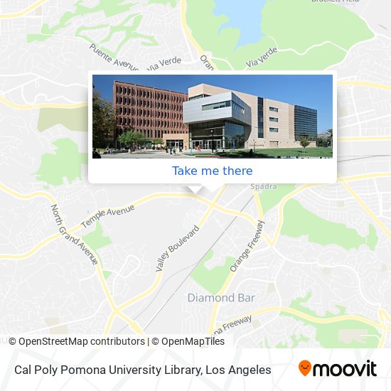 Cal Poly Pomona University Library map