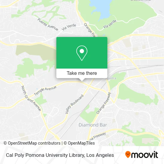 Mapa de Cal Poly Pomona University Library