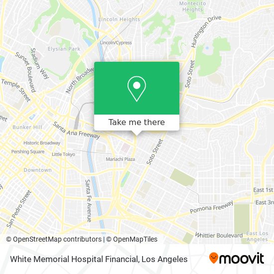 Mapa de White Memorial Hospital Financial