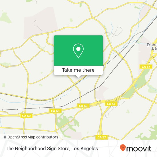 The Neighborhood Sign Store map