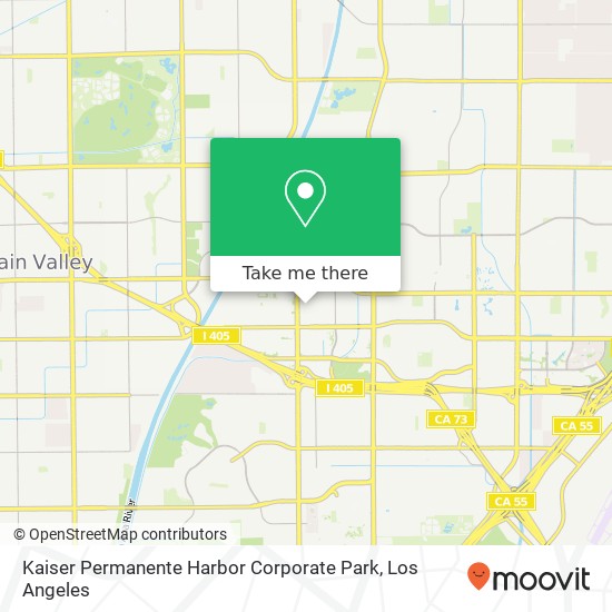 Kaiser Permanente Harbor Corporate Park map