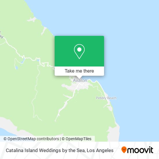 Mapa de Catalina Island Weddings by the Sea