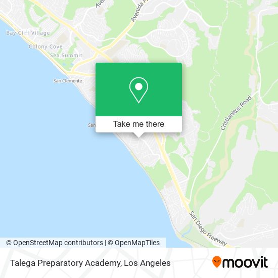 Mapa de Talega Preparatory Academy