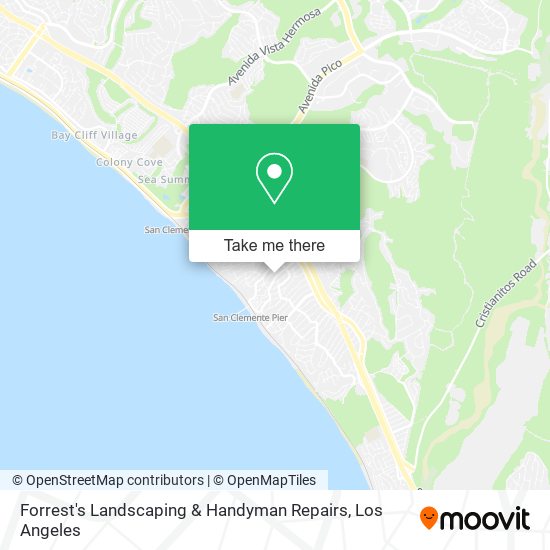 Forrest's Landscaping & Handyman Repairs map