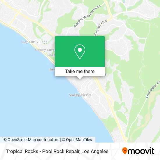 Tropical Rocks - Pool Rock Repair map