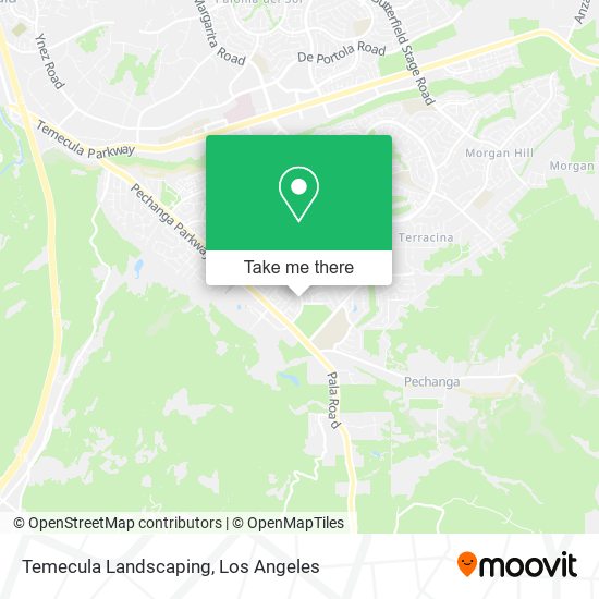 Temecula Landscaping map