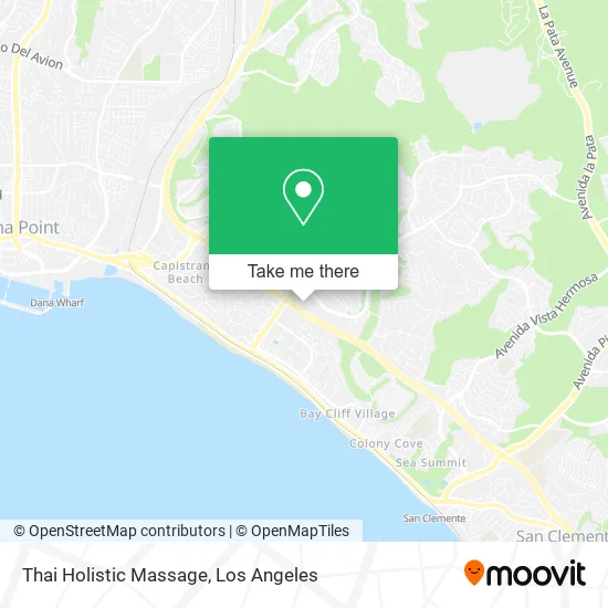 Thai Holistic Massage map
