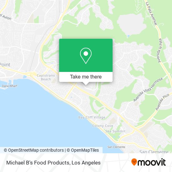 Mapa de Michael B's Food Products