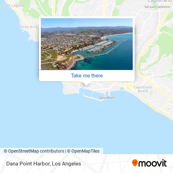 Dana Point Harbor map