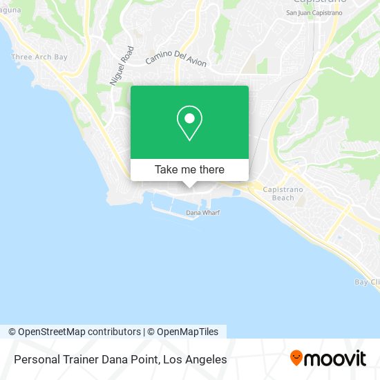 Mapa de Personal Trainer Dana Point