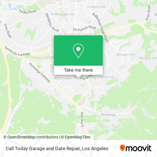 Call Today Garage and Gate Repair map