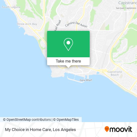 My Choice in Home Care map