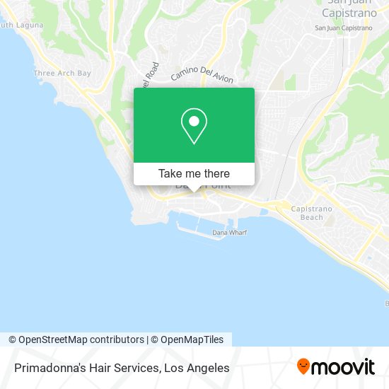 Mapa de Primadonna's Hair Services