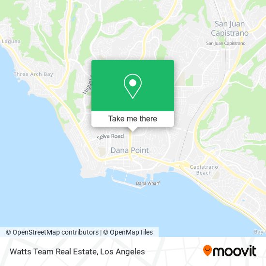 Watts Team Real Estate map