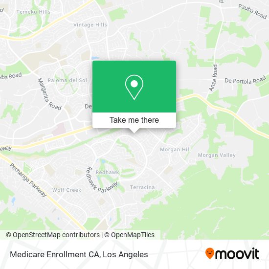 Medicare Enrollment CA map