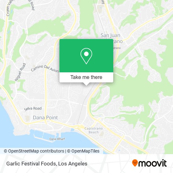 Garlic Festival Foods map