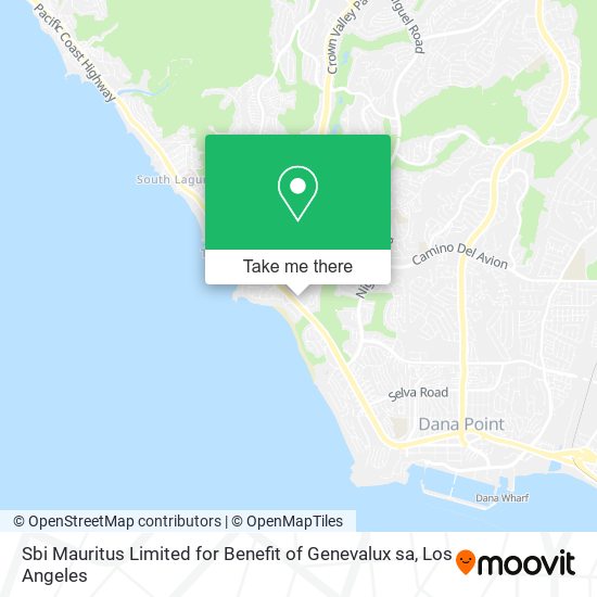 Sbi Mauritus Limited for Benefit of Genevalux sa map