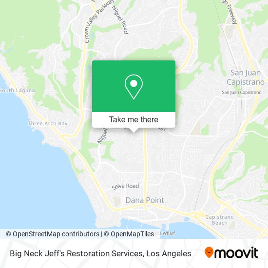 Big Neck Jeff's Restoration Services map