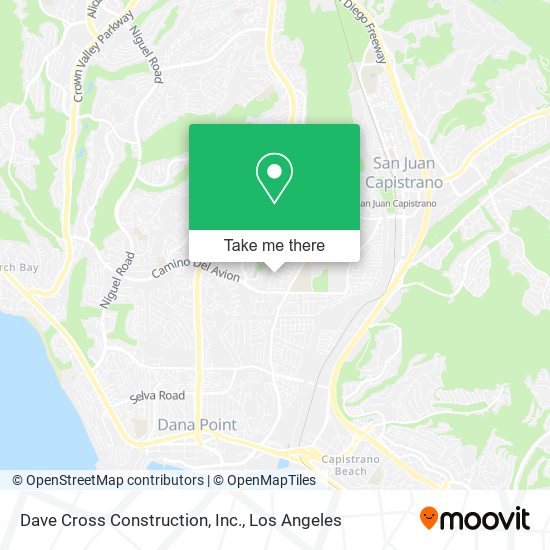 Mapa de Dave Cross Construction, Inc.