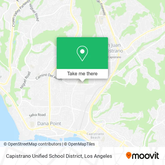 Capistrano Unified School District map