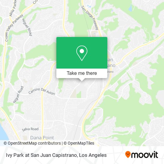 Mapa de Ivy Park at San Juan Capistrano