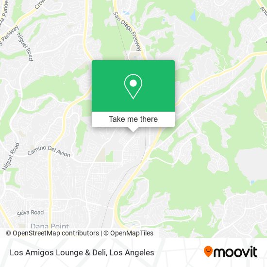 Mapa de Los Amigos Lounge & Deli