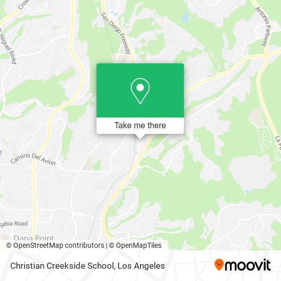 Christian Creekside School map