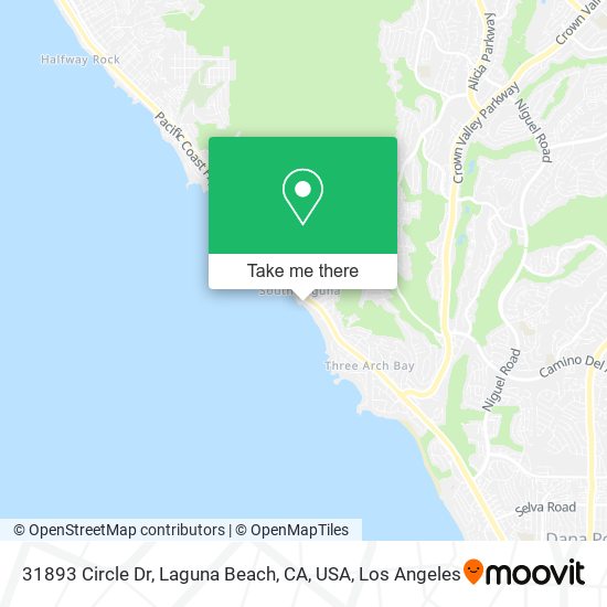 31893 Circle Dr, Laguna Beach, CA, USA map