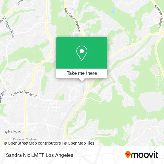 Mapa de Sandra Nix LMFT