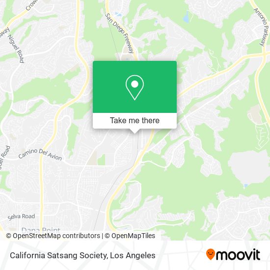 California Satsang Society map