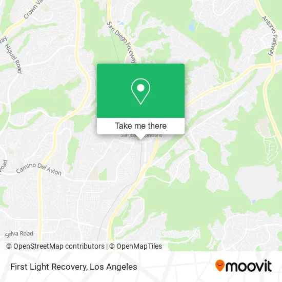 First Light Recovery map