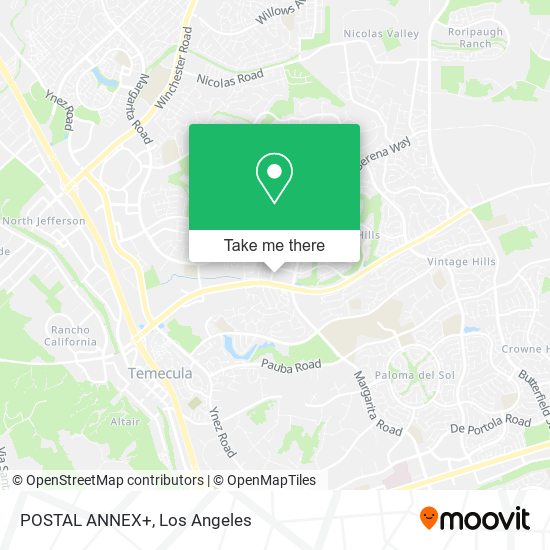 Mapa de POSTAL ANNEX+