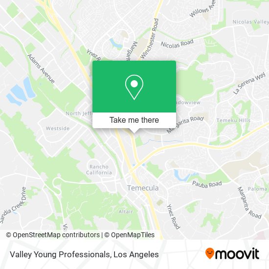 Valley Young Professionals map