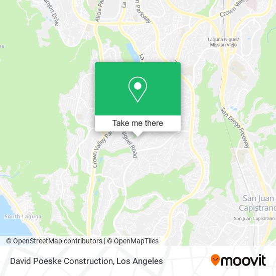 David Poeske Construction map