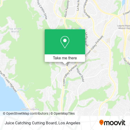 Juice Catching Cutting Board map