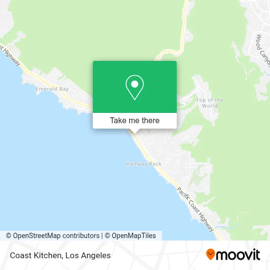 Coast Kitchen map