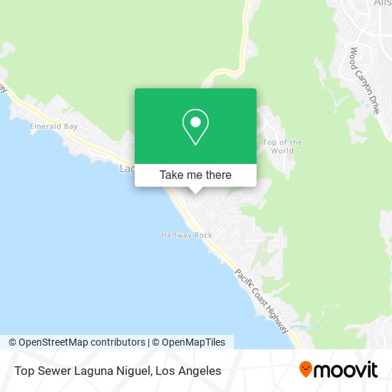 Top Sewer Laguna Niguel map