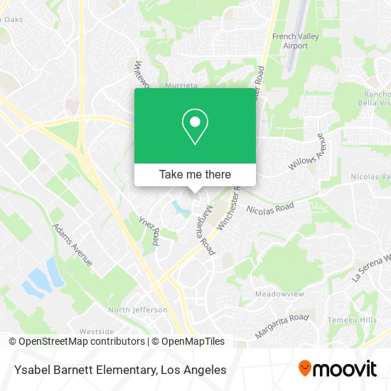 Mapa de Ysabel Barnett Elementary