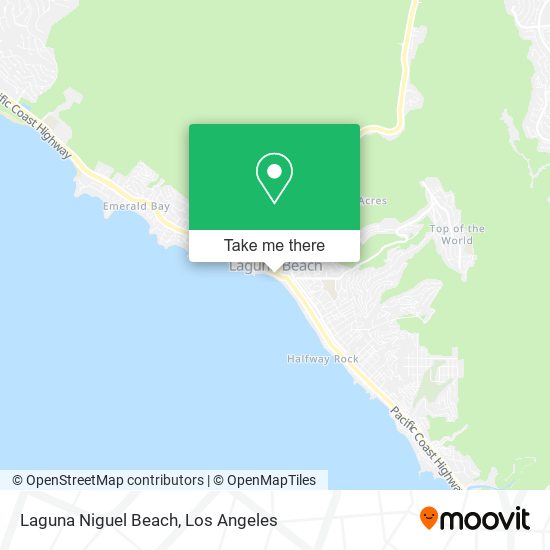 Laguna Niguel Beach map