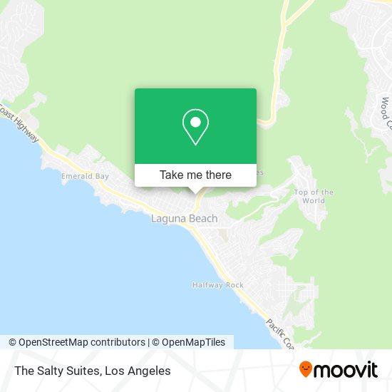 The Salty Suites map