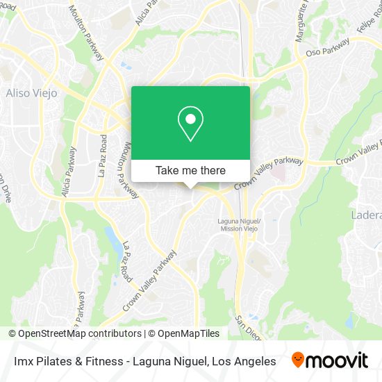 Mapa de Imx Pilates & Fitness - Laguna Niguel